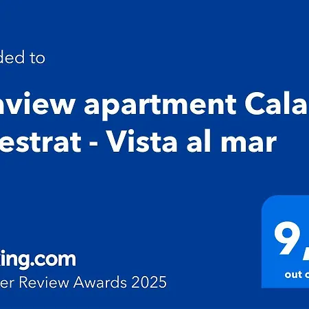 Seaview Cala De Finestrat - Vista Al Mar *